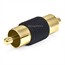 RCA Plug to RCA Plug Adapter - Gold Plated RCA Plug to RCA Plug Adapter - Gold Plated