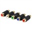 RCA Jack to Jack Adapter - Gold Plated (R.G.B.Y.W) RCA Jack to Jack Adapter - Gold Plated (R.G.B.Y.W)