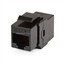 Cat6 Inline Coupler Type Keystone Jack - Black Cat6 Inline Coupler Type Keystone Jack - Black
