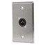 XLR Male 3 Pin One Port Zinc Alloy Wall Plate XLR Male 3 Pin One Port Zinc Alloy Wall Plate