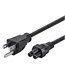 15ft 18AWG Grounded AC Power Cord, 10A (NEMA 5-15P to IEC-320-C5) 15ft 18AWG Grounded AC Power Cord, 10A (NEMA 5-15P to IEC-320-C5)