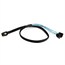 0.75m 30AWG Internal Mini SAS 36pin (SFF-8087) Male w/ Latch to SATA 7pin Female (x4) Forward Breakout Cable - Black 0.75m 30AWG Internal Mini SAS 36pin (SFF-8087) Male w/ Latch to SATA 7pin Female (x4) Forward Breakout Cable - Black