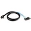 1m 30AWG Internal Mini SAS 36pin (SFF-8087) Male w/ Latch to SATA 7pin Female (x4) Forward Breakout Cable - Black 1m 30AWG Internal Mini SAS 36pin (SFF-8087) Male w/ Latch to SATA 7pin Female (x4) Forward Breakout Cable - Black