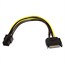 8inch SATA 15pin to 6pin PCI Express Card Power Cable 8inch SATA 15pin to 6pin PCI Express Card Power Cable