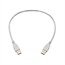 1.5ft USB 2.0 A Male to A Male 28/24AWG Cable (Gold Plated) - WHITE 1.5ft USB 2.0 A Male to A Male 28/24AWG Cable (Gold Plated) - WHITE