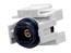 S/PDIF (Toslink) Digital Optical Audio Keystone Jack, Female to Female Coupler, White S/PDIF (Toslink) Digital Optical Audio Keystone Jack, Female to Female Coupler, White