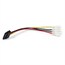 6inch SATA 15pin Female to Molex 4pin Male Power Adapter 6inch SATA 15pin Female to Molex 4pin Male Power Adapter