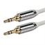 3ft Designed for Mobile 3.5mm Stereo Male to 3.5mm Stereo Male (Gold Plated) - White 3ft Designed for Mobile 3.5mm Stereo Male to 3.5mm Stereo Male (Gold Plated) - White