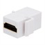 Keystone Jack - HDMI® Female to Female Coupler Adapter (White) - (No Logo) Keystone Jack - HDMI® Female to Female Coupler Adapter (White) - (No Logo)