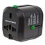 Compact Cube Universal Travel Adapter - Black Compact Cube Universal Travel Adapter - Black
