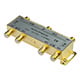 PREMIUM 6 way Coax Cable Splitter F type Screw - 5~2400 MHz (for Video VCR Cable TV antenna)