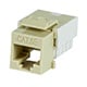 Image of Slim Cat5E Punch Down Keystone Jack - Beige