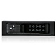 Image of 5.25" to 1x3.5" SATA/SAS 6.0 Gb/s Trayless Hot-Swap Cage BLACK