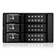 Image of 5.25" to 3x3.5" SAS/SATA 6.0 GB/s Trayless Hot-Swap Cage BLACK