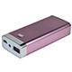 Product image for Battery Backup and LED Flashlight for iPhone®, iPod®, and other USB Mobile Devices (5200mAh, 2.1A) - Pink