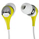 Image of Enhanced Bass Earphones with Built-in Microphone and Play/Pause Controls - Yellow