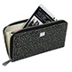 Image of Leather Clutch for iPhone®, Samsung Galaxy, and most Mobile Phones - Black