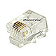 Product image for RJ11 6P4C Plug Round Solid 50Pcs/Bag
