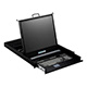 Image of 1U Rackmount 19" TFT LCD Keyboard Drawer with Built-in 16-port KVM