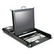 Image of 1U Rackmount 17" TFT LCD Keyboard Drawer with Built-in 8-port KVM