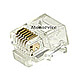Product image for RJ12 6P6C Plug Flat Stranded 50Pcs/Bag