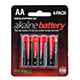 Image of Monoprice Alkaline Battery AA 4-Pack