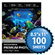 Image of MPI 8.5x11 Premium Photo Paper- Ultra High Gloss (100 sheets)