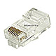 Product image for RJ45 8P8C Plug Flat Stranded 50pcs/Bag