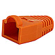 Product image for [50pcs] RJ-45 Color Coded Strain Relief Boots - Orange