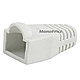 Product image for [50pcs] RJ-45 Color Coded Strain Relief Boots - White