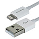 Product image for 4-inch MFi Certified <font color=red>Lightning</font> to USB Charge/ Sync Cable for iPadŽ, iPhoneŽ, and iPodŽ - White