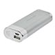 Image of Battery Backup and LED Flashlight for iPhone®, iPod®, and other USB Mobile Devices (5200mAh, 1.5A) - Silver(Limit 10 per Customer)