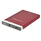 Image of Battery Backup and LED Flashlight for iPhone®, iPod®, and other USB Mobile Devices (3500mAh, 1A) - Red