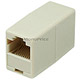 Product Image for Inline Coupler RJ45 8P8C Straight - Beige