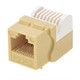 Image of Cat5E RJ-45 Toolless Keystone Jack in Beige