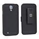 Slide Out Case with Belt Clip/ Stand for Samsung Galaxy S4 - Black