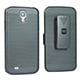 Slide Out Case with Belt Clip/ Stand for Samsung Galaxy S4 - Silver