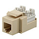 Product image for RJ-12 110 Type 90 Keystone Jack - Beige