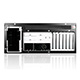 Image of KIT- 4U 6-bay Stylish Hotswap Trayless Storage Black