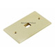 Product image for Wall Plate for Keystone, 1 Hole - Ivory