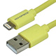 Image of 6ft MFi Certified Lightning™ to USB Charge/ Sync Cable for iPad®, iPhone®, and iPod® - Yellow