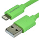 Image of 6ft MFi Certified Lightning™ to USB Charge/ Sync Cable for iPad®, iPhone®, and iPod® - Green