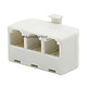 Product image for T Adapter 6P4C - 1M/3F