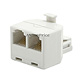 Product image for T Adapter 8P8C - 1M/2F