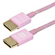 3ft 18Gbps Ultra Slim Series High Performance HDMI® Cable w/ RedMere® Technology - Pink