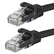 20FT FLEXboot Series 24AWG Cat5e 350MHz UTP Bare Copper Ethernet Network Cable - Black