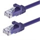 10FT FLEXboot Series 24AWG Cat5e 350MHz UTP Bare Copper Ethernet Network Cable - Purple