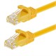 14FT FLEXboot Series 24AWG Cat5e 350MHz UTP Bare Copper Ethernet Network Cable - Yellow