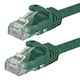 1FT FLEXboot Series 24AWG Cat5e 350MHz UTP Bare Copper Ethernet Network Cable - Green