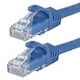 2FT FLEXboot Series 24AWG Cat5e 350MHz UTP Bare Copper Ethernet Network Cable - Blue